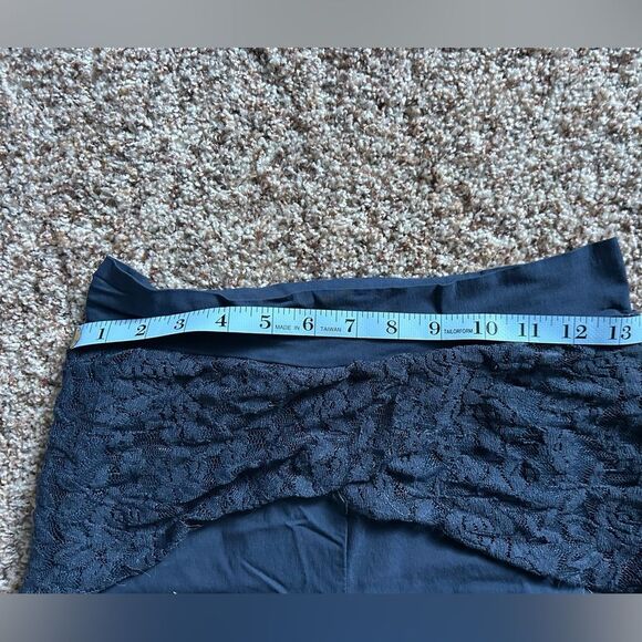 Women’s Dark Blue Boho Yoga Lace Detail Cotton Pants Leggings Size Small - Picture 10 of 12